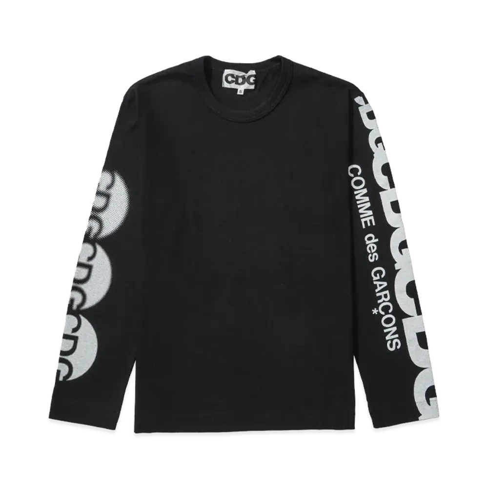 Comme des Garçons LONG SLEEVE T-SHIRT2 "Black"