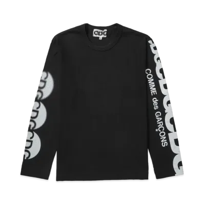 Comme des Garçons LONG SLEEVE T-SHIRT2 "Black"