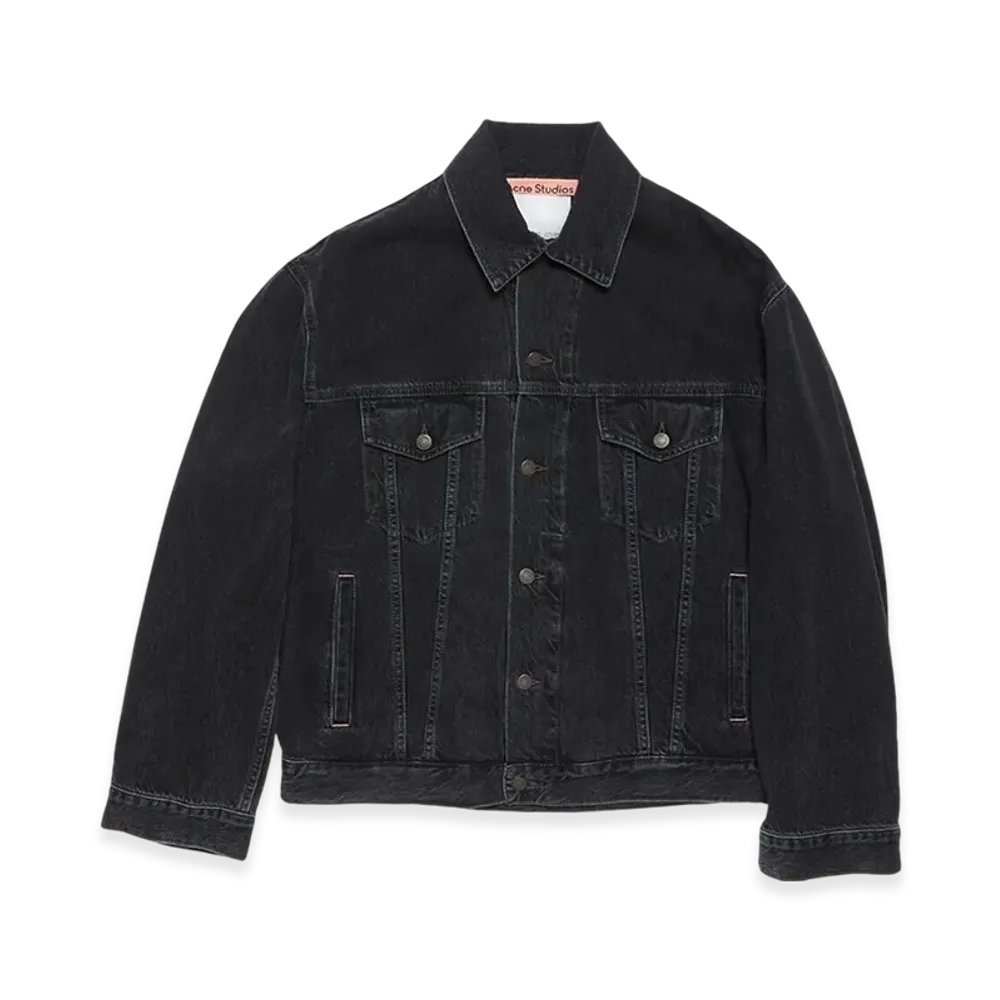 Acne Studios Relaxed Fit Denim Jacket "Black"
