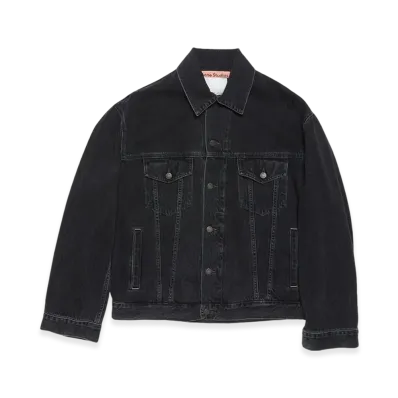 Acne Studios Relaxed Fit Denim Jacket "Black"