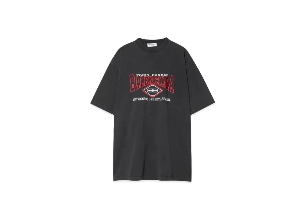 バレンシアガ ロゴコットンオーバーサイズ Tシャツ 