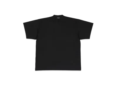 BALENCIAGA Women's Tab T-shirt Oversized "Black"
