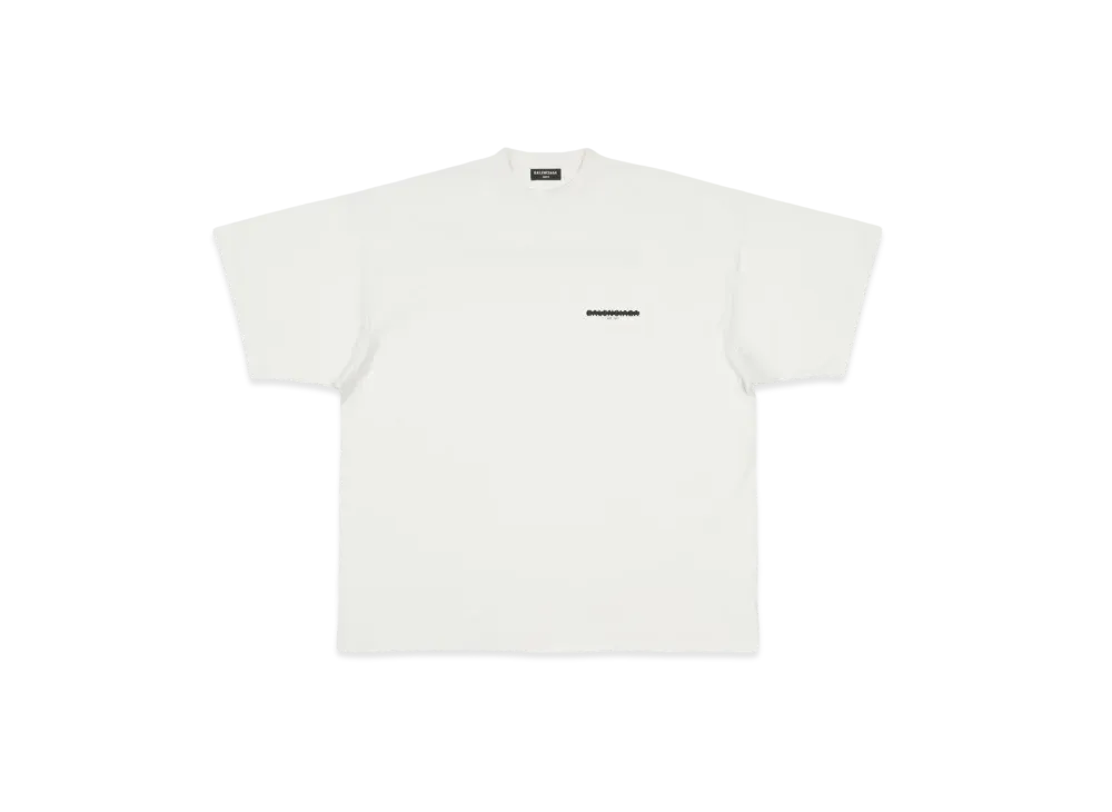 BALENCIAGA Strike 1917 Oversized T-shirt "Off White"