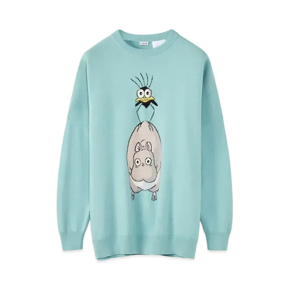 LOEWE x Spirited Away Bo Mouse Yu-bird Intarsia Sweater In Wool