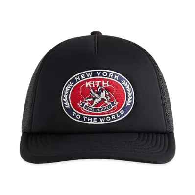 Kith Laurel Pegasus Nolan Trucker Hat "Black"