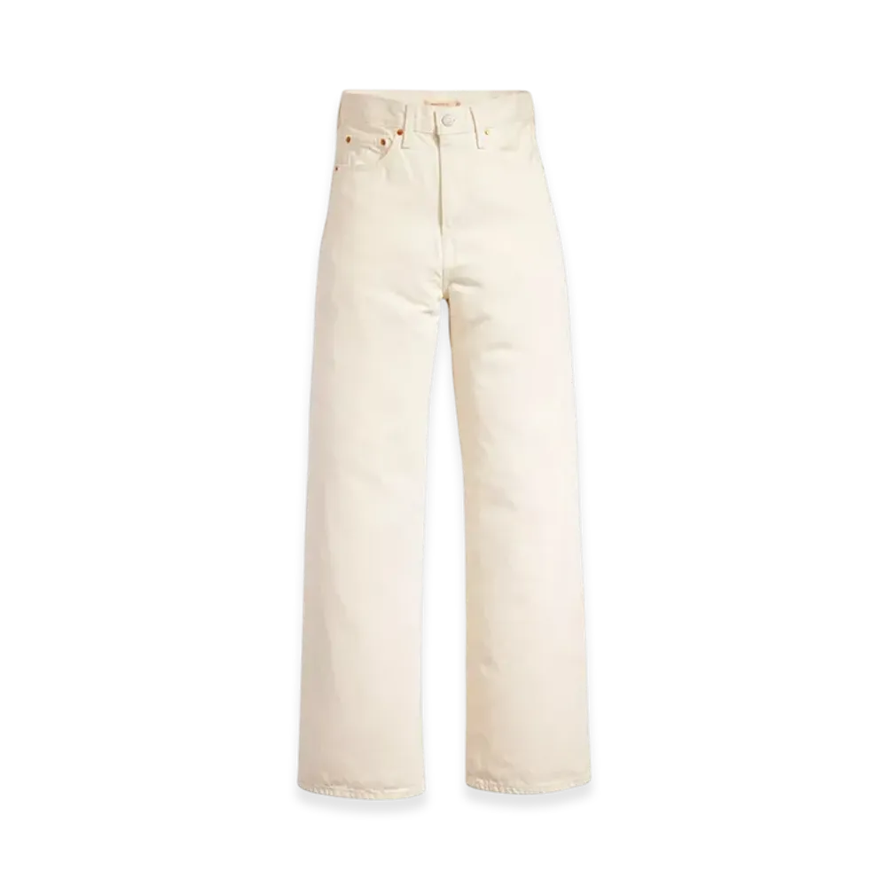 Levi's Ribcage Wide Leg Jeans "White"