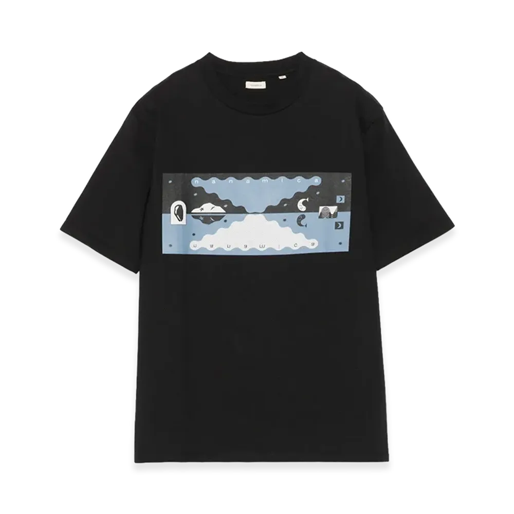 nanamica D.W.S. Graphic Tee "Black"