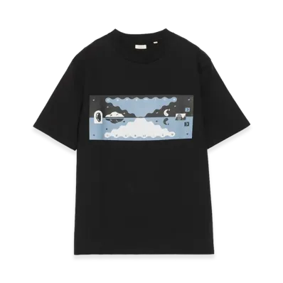 nanamica D.W.S. Graphic Tee "Black"