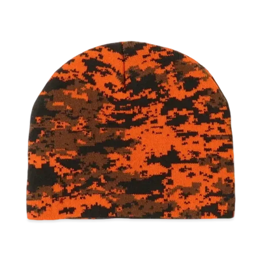 BEAMS Digital Camo Watch Cap "Orange"