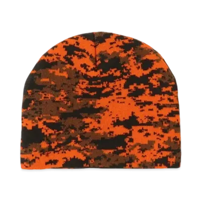 BEAMS Digital Camo Watch Cap "Orange"