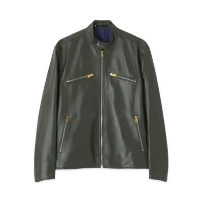Paul Smith Lamb Leather Single Rider "DarkOlive"