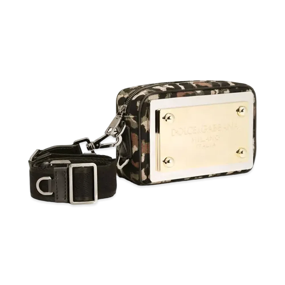 Dolce&Gabbana Crossbody Bag Camouflage Jacquard "Multicolor"