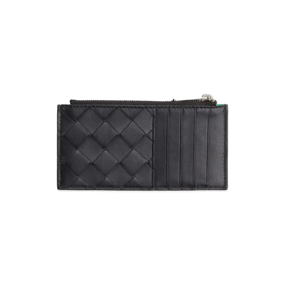 Bottega Veneta Zipped Card Holder "Fondant"