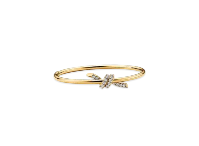 Tiffany & Co. Wire Bangle with Diamonds "Yellow Gold"