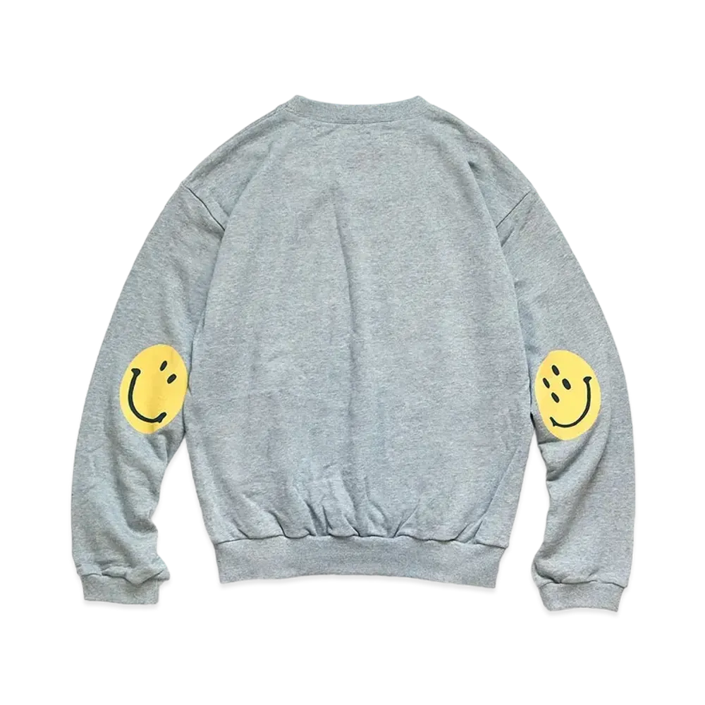 KAPITAL ECO BUY CLU SWEAT (HAPPY PATCH PT) "Gray"