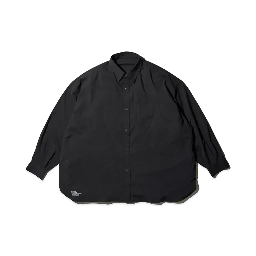 Freshservice Micro Typewriter Corporate L/S Regular Collar Shirt "Black"