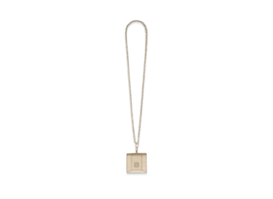 BALENCIAGA Hourglass Earpods Metallic Gloss Headphone Bag