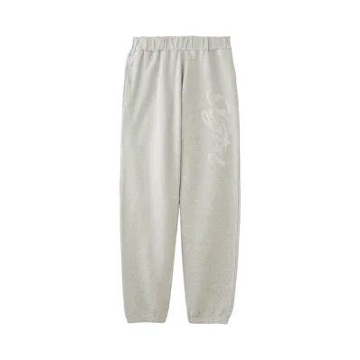 X-Girl Rhinestone X-Girl Star Cursive Logo Sweat Pants "Ash"