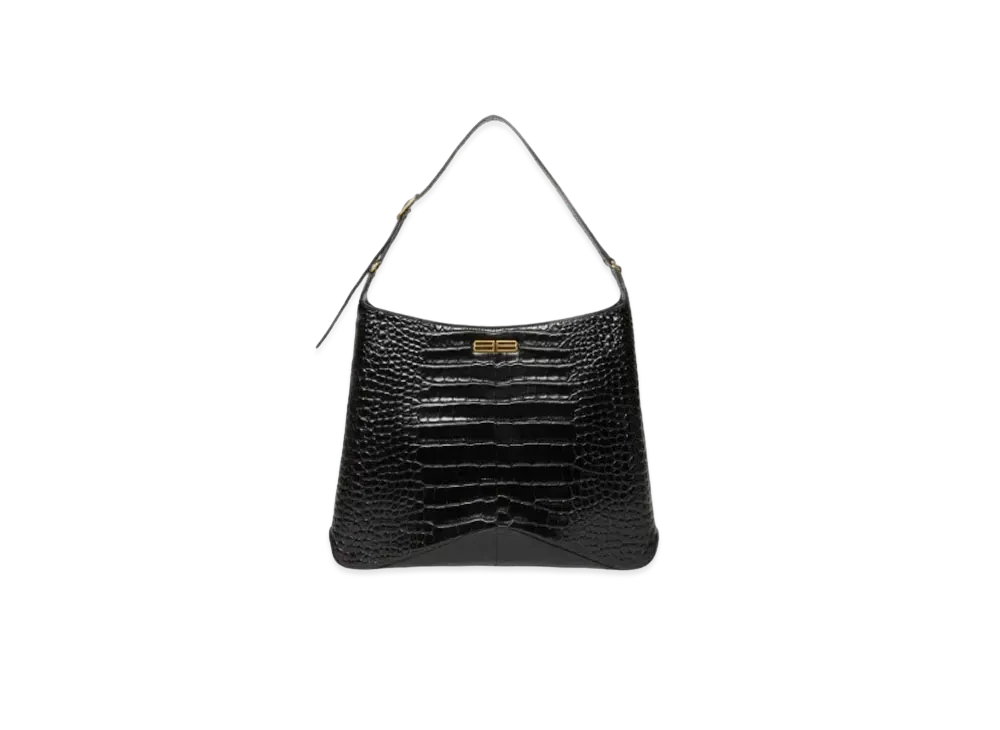 BALENCIAGA XX Large Crescent Bag "Black"