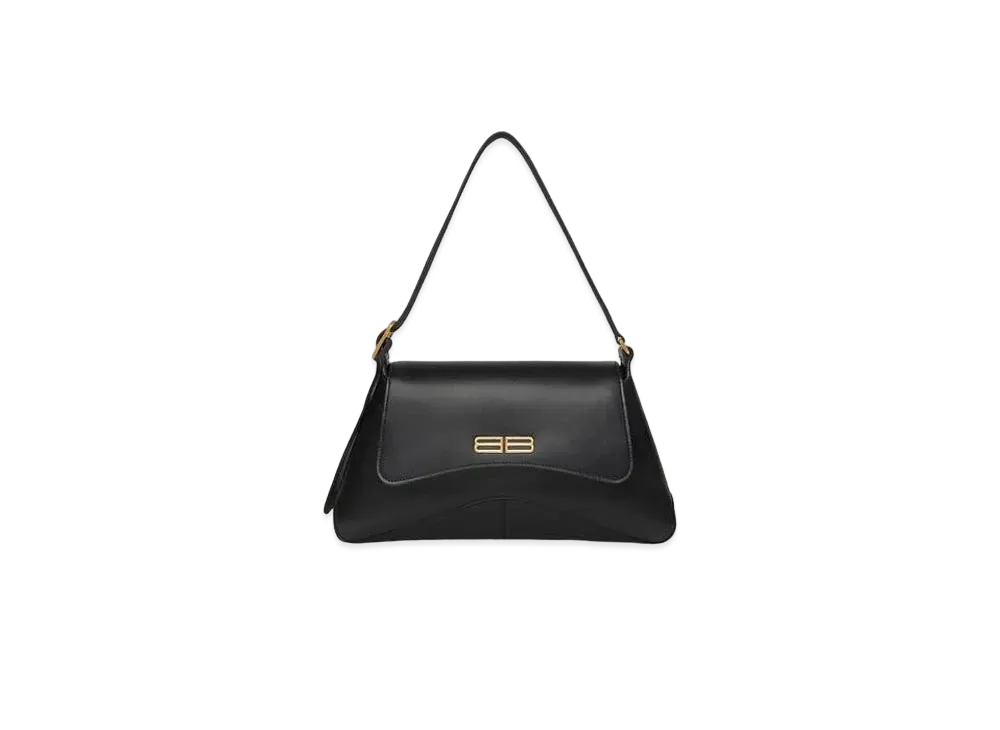 BALENCIAGA XX Smooth Medium Flap Bag "Black"