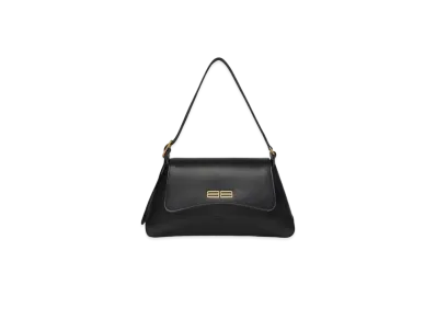 BALENCIAGA XX Smooth Medium Flap Bag "Black"
