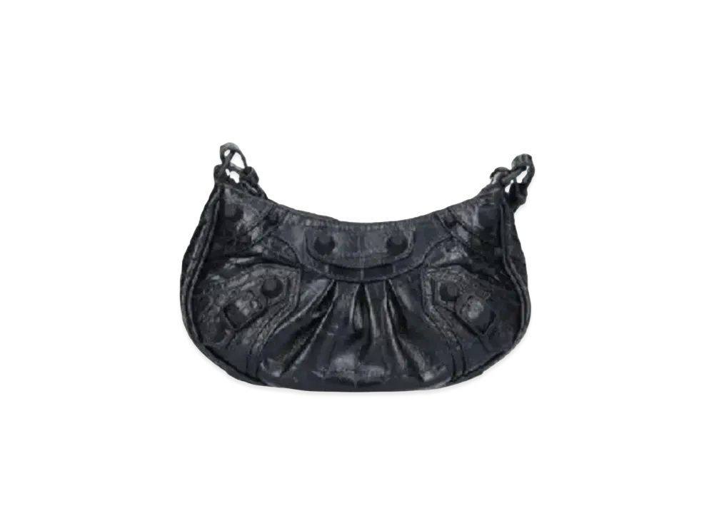 BALENCIAGA Le Cagole Calfskin Mini Bag "Black"