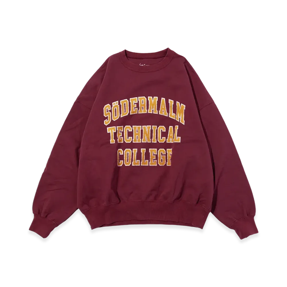 F/CE. RE Sweat College Crew "Wine"