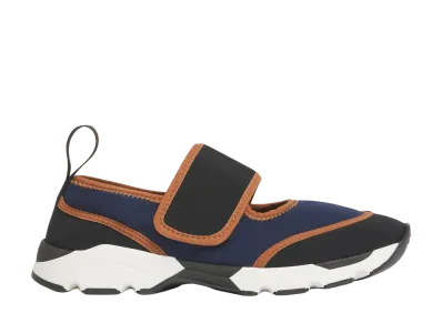 MARNI Women's Running Mary Jane Sneakers "Dark Blue/Black"