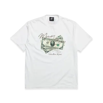 SubCulture SC Aged Face Body Money Is Easy Soul Is Rare T-Shirt "White"