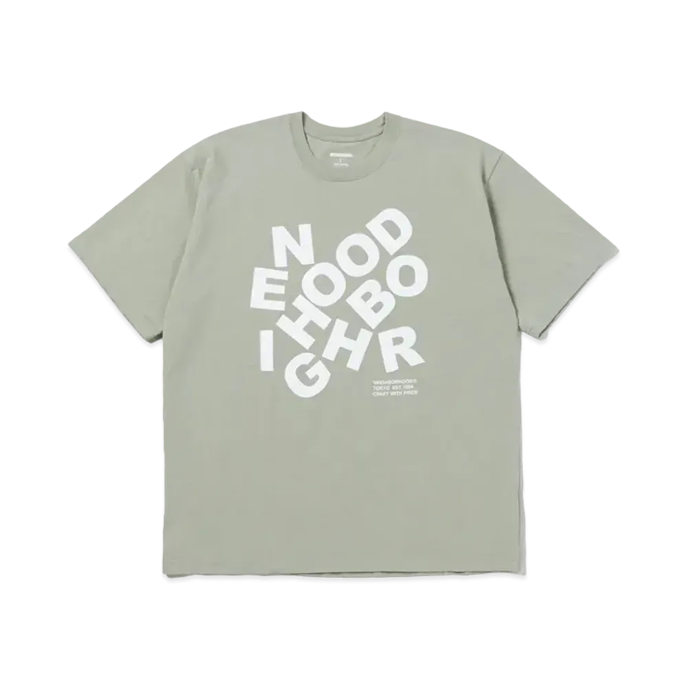 NEIGHBORHOOD NH . Tee SS-25 "Sage Green"