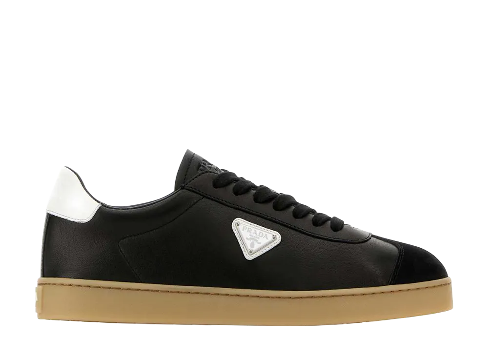 PRADA Nappa Leather Sneakers "Black"