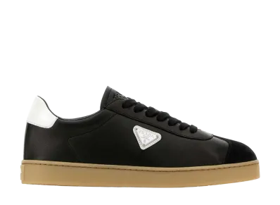 PRADA Nappa Leather Sneakers "Black"