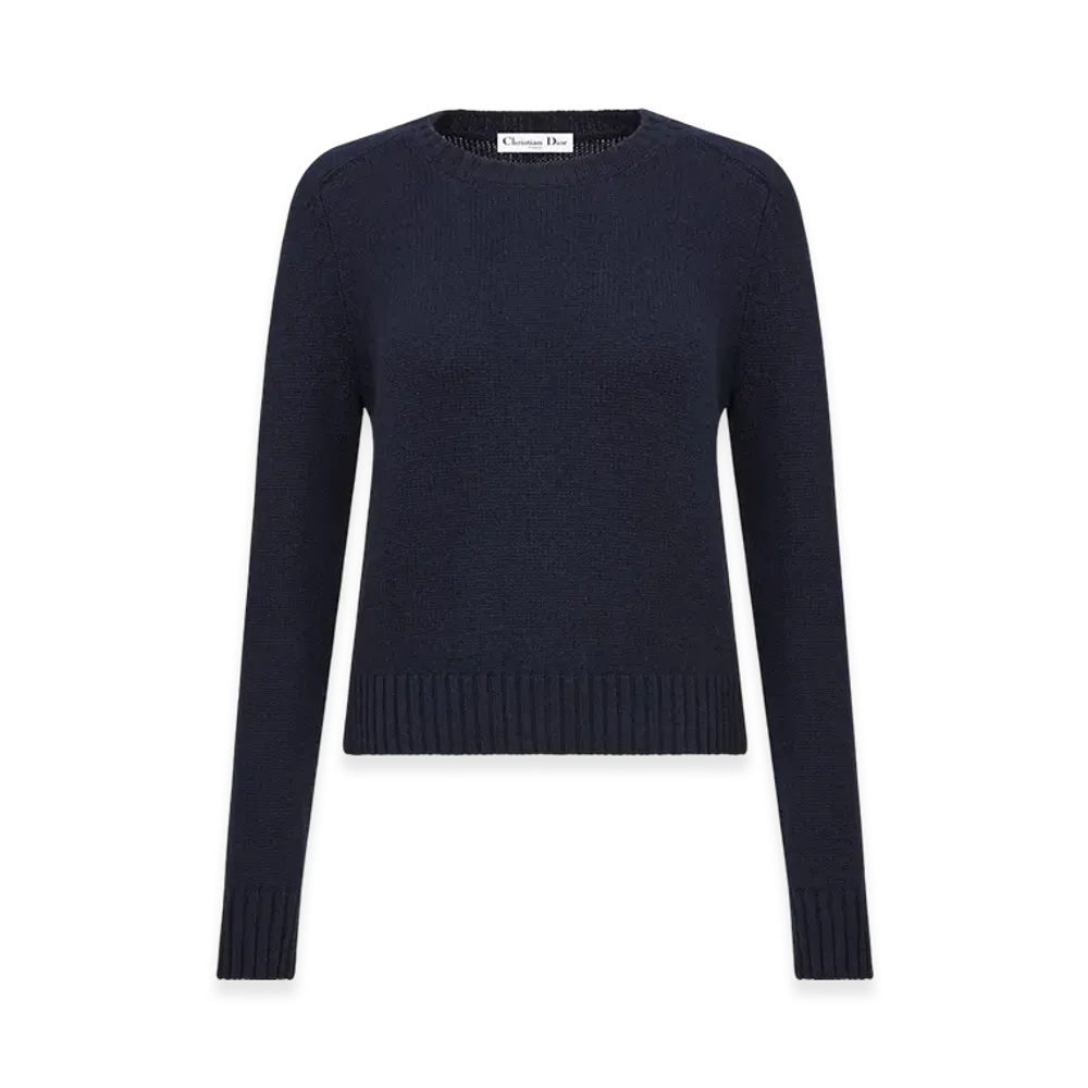 Dior Women's Sweater Cashmere Knit "Blue"
