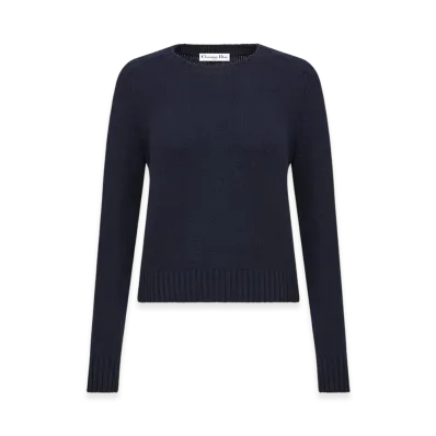 Dior Women's Sweater Cashmere Knit "Blue"