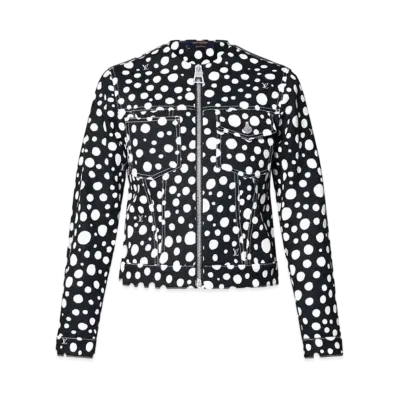 Louis Vuitton x Yayoi Kusama Infinity Dots Zip Up Jacket "Noir/Blanc"