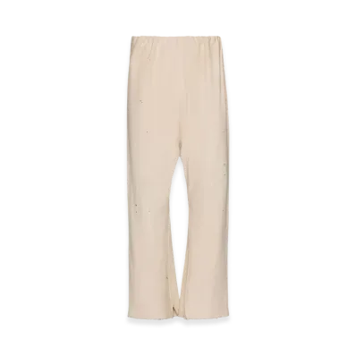 Maison Margiela Men's Cut-Out Hem Sweatpants "White"