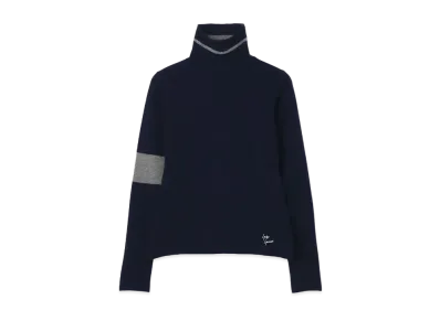 Yohji Yamamoto 12G1P PS EMBROIDERY YOHJI EMBROIDERY TURTLE "Navy"