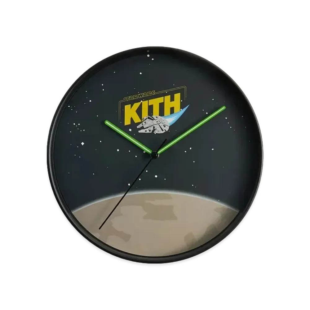 Kith STAR WARS | Kith Millennium Falcon Ship Wall Clock "Black" KHL150243