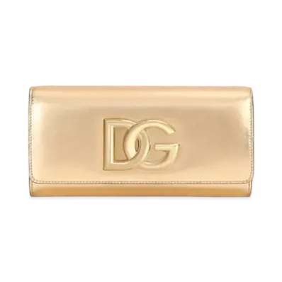 Dolce&Gabbana 3.5 Clutch Mold Lenapa Leather "Gold"