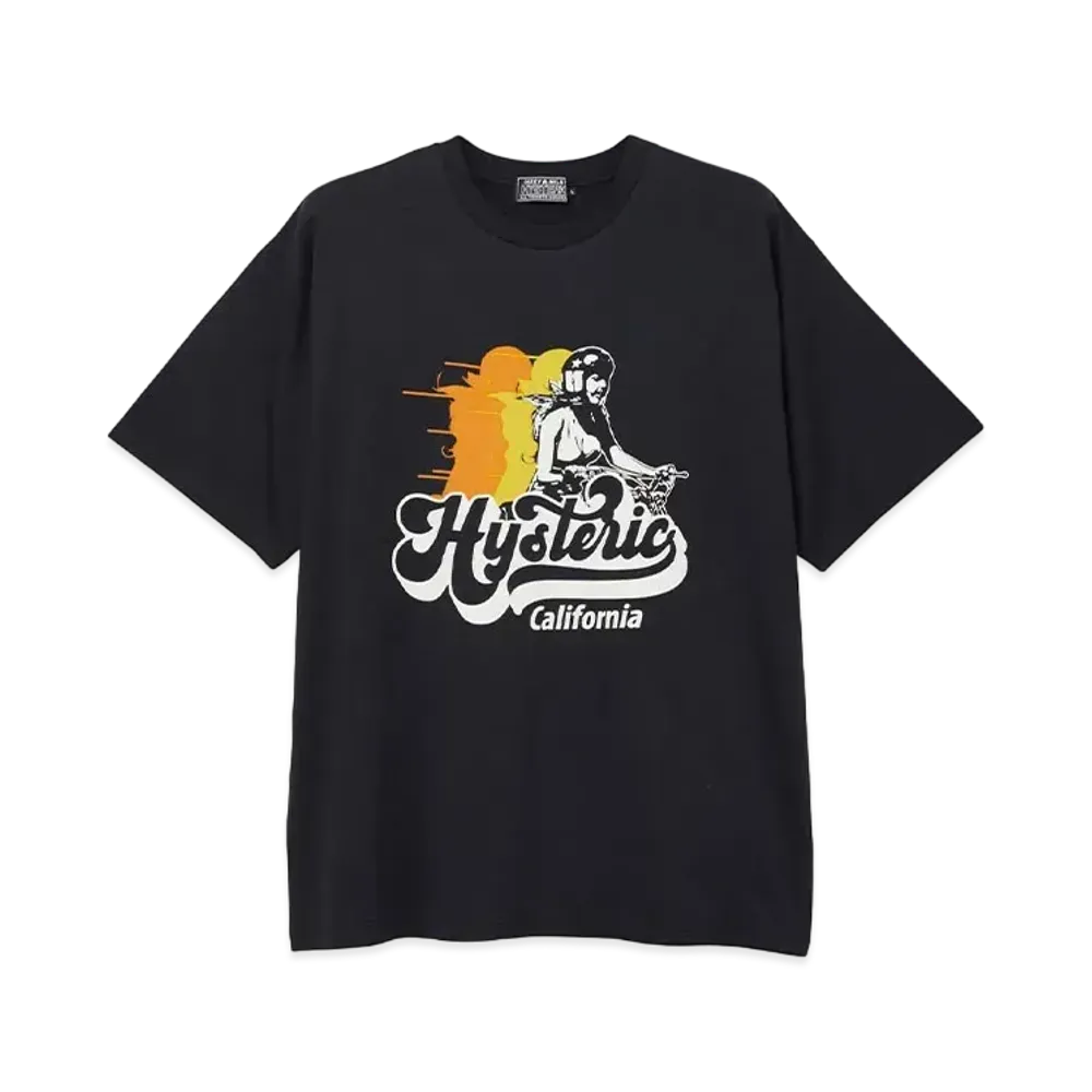 HYSTERIC GLAMOUR California 70 T-Shirt "Black"
