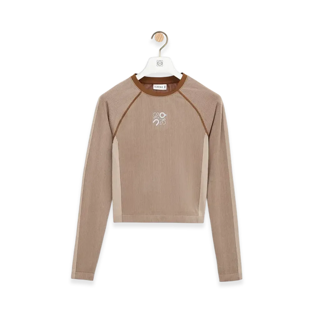LOEWE x On Long-Sleeved Top (Technical Jersey) "Ivory"