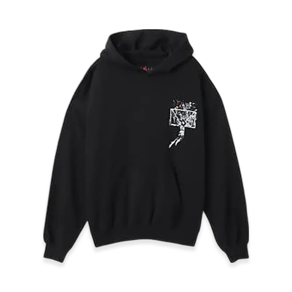 Nike Jordan Brooklyn Men's Oversized Pullover Hoodie "Black/Starfish"