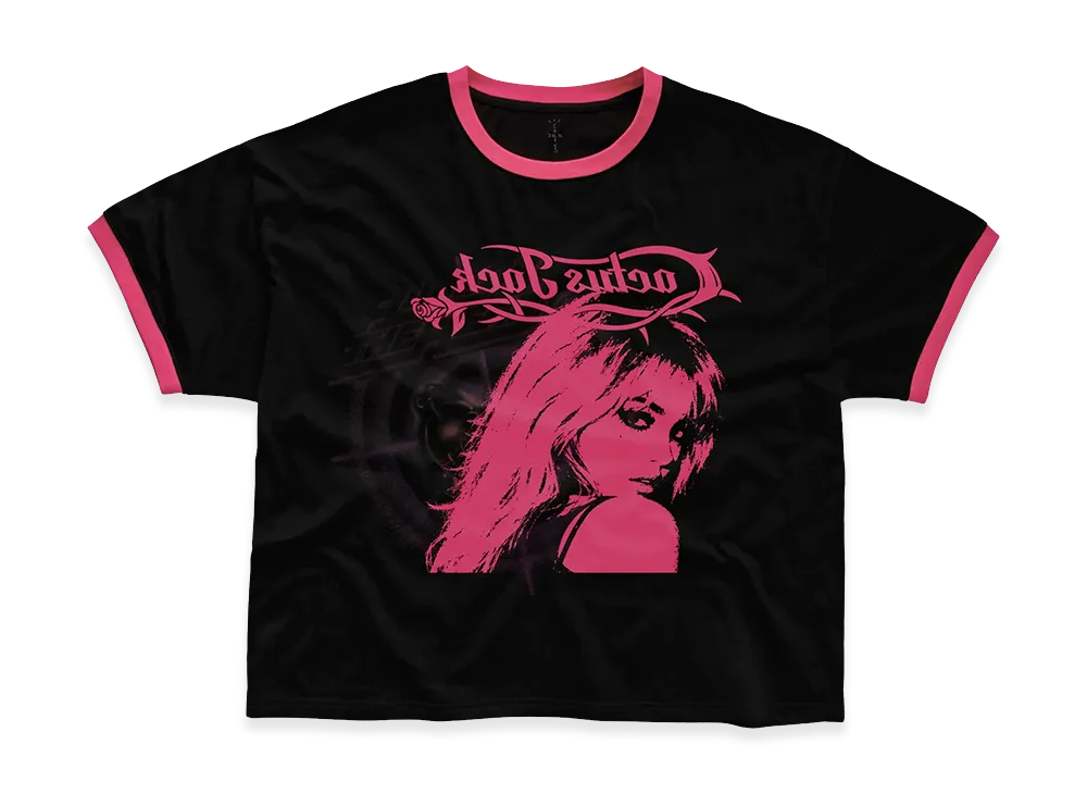 Travis Scott Cactus Jack x Nike Burning Desire Ringer Tee "Black"