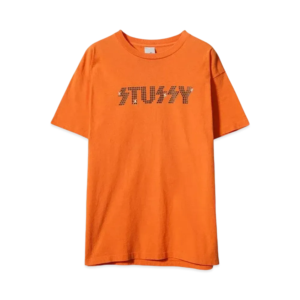 STUSSY 00s KISS PARODY T-SHIRT "ORANGE"