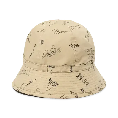 HUMAN MADE Printed Bucket Hat "Beige"