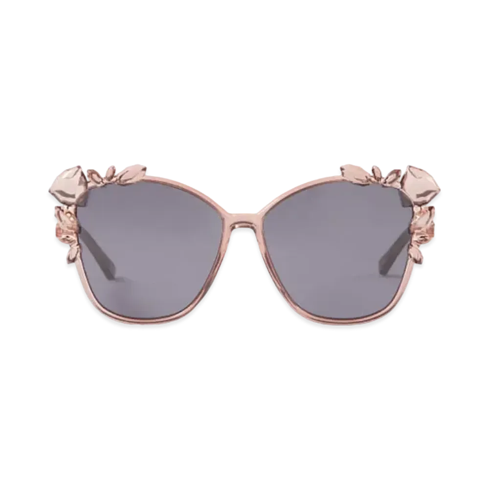 Jimmy Choo Mya Cat Eye Sunglasses With Swarovski Crystals "Pink"