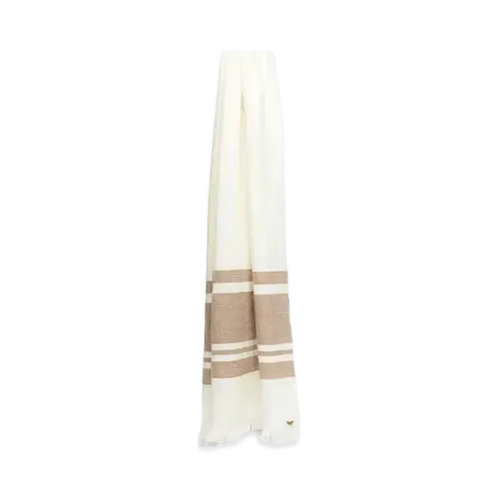Max Mara Galea Pure Wool Stole "Natural Beige"