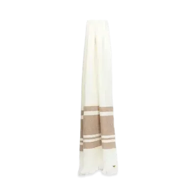 Max Mara Galea Pure Wool Stole "Natural Beige"