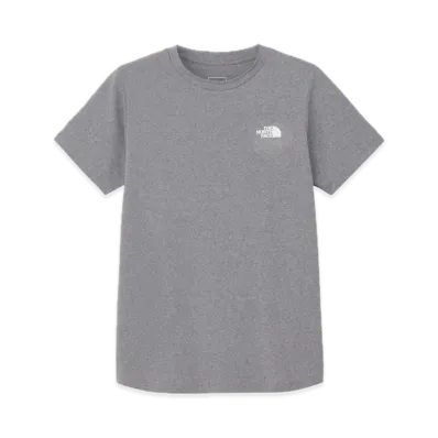 The North Face Short Sleeve One Point Logo Tee "Mix Gray"