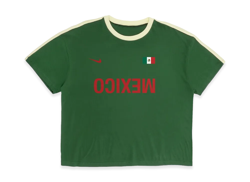 Travis Scott Cactus Jack x Nike Mexico Total 90 Tee "Green"